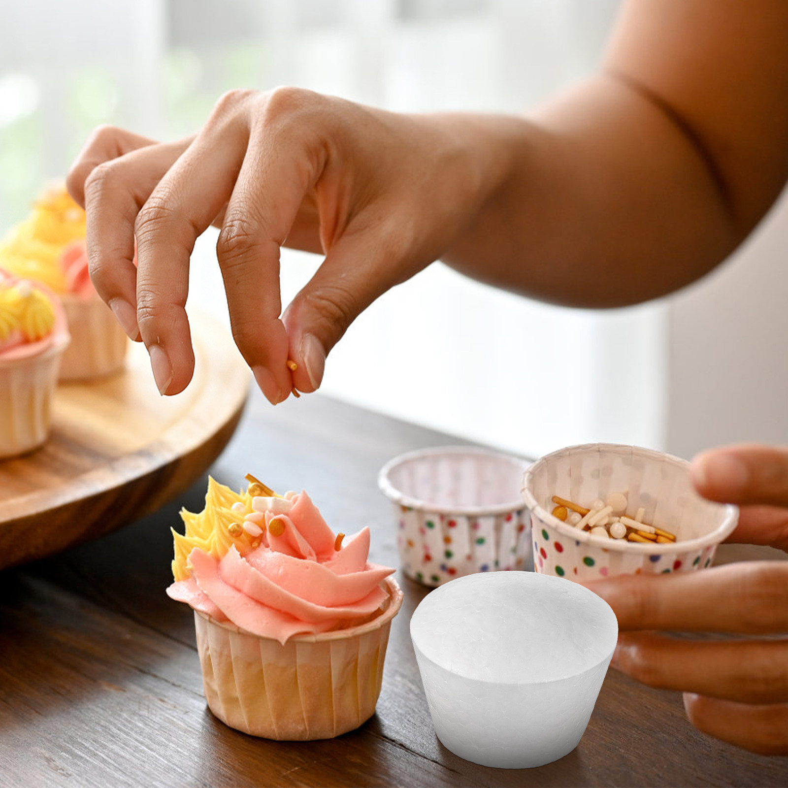Wedding Decoration Supply - 20 stuks cake DIY cupcake schuimen
