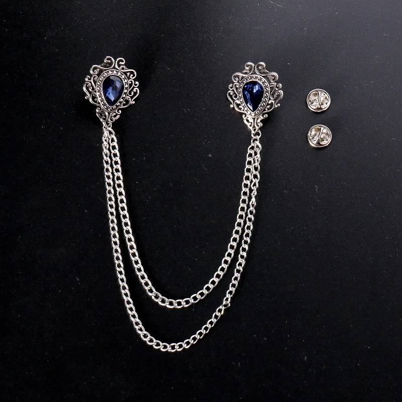 Wedding Decoration Supply - Elegante vintage legering strass grote broche