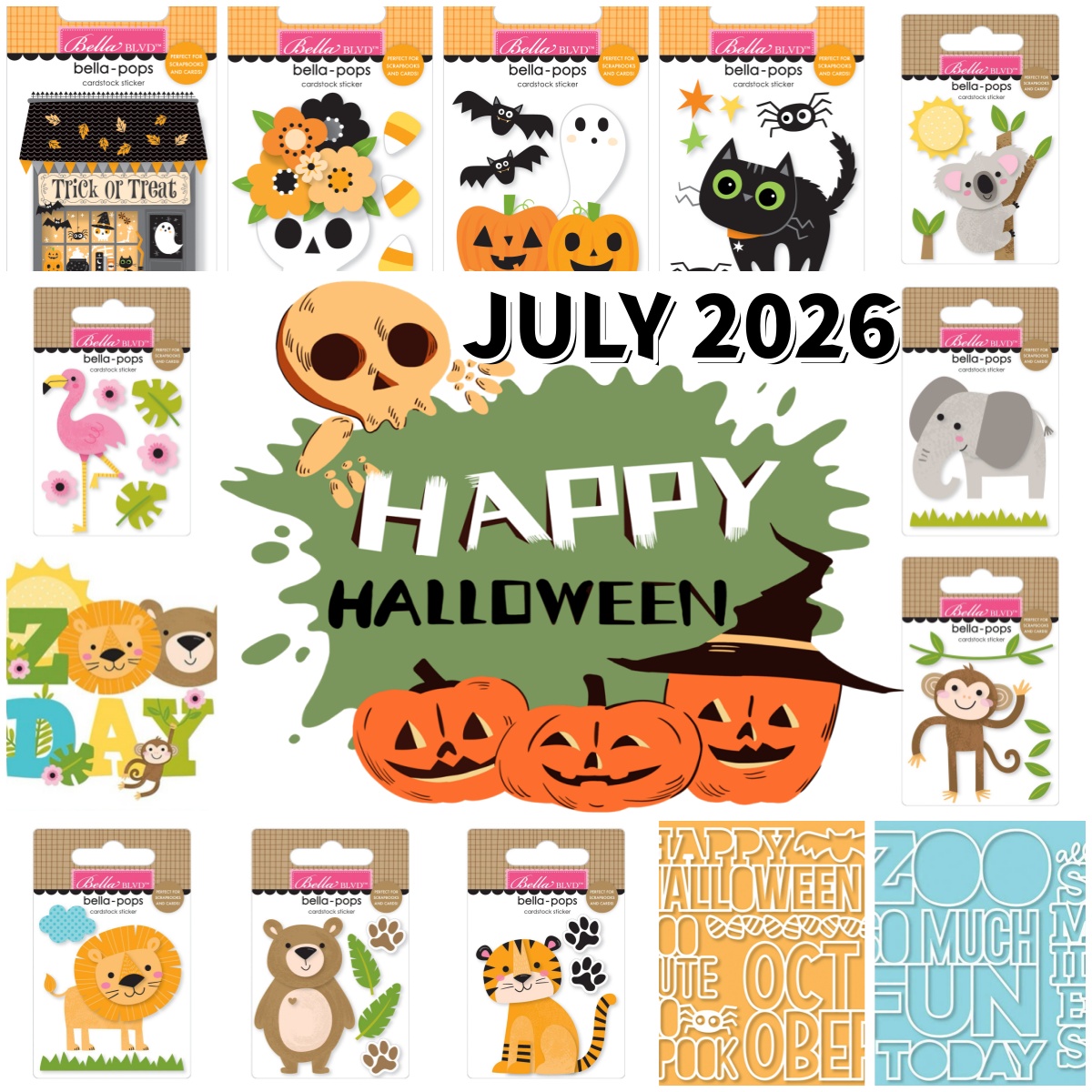 Wedding Zoo - Halloween Zoo Day Ghost Metalen Stansmessen