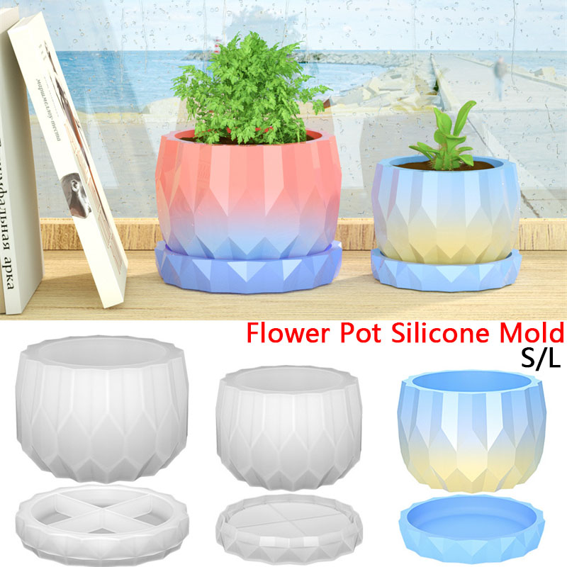 Flower Girl Basket - 1 set siliconen plantenbakvormen voor betonnen