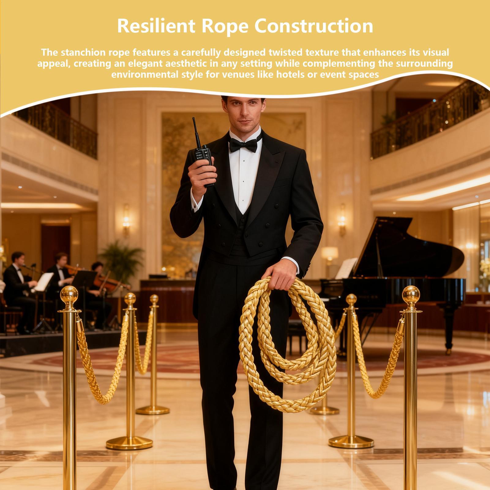 Stanchion Rope 4.9ft Twisted R - The Wedding Supply Store recensie en prijs