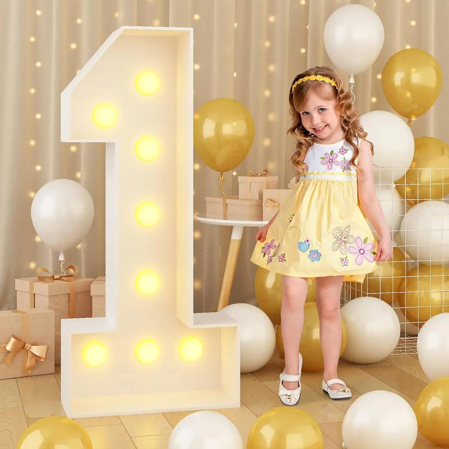 Reuze LED-licht voor kinderfee - Confetti Balloon Set recensie en prijs