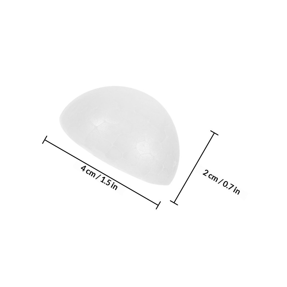 100 stuks witte halfronde schu - Wedding Decoration Supply recensie en prijs