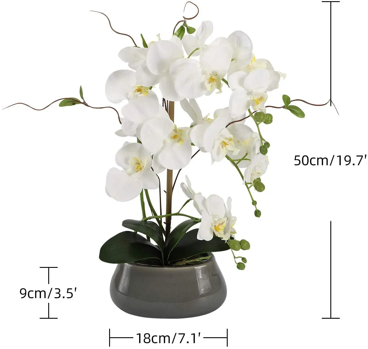 Kunstmatige Orchidee Bloemen C - Flower Girl Basket recensie en prijs