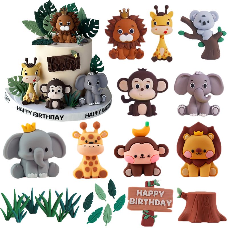 Nieuwe Bos Jungle Dieren Cake  - Wedding Zoo recensie en prijs