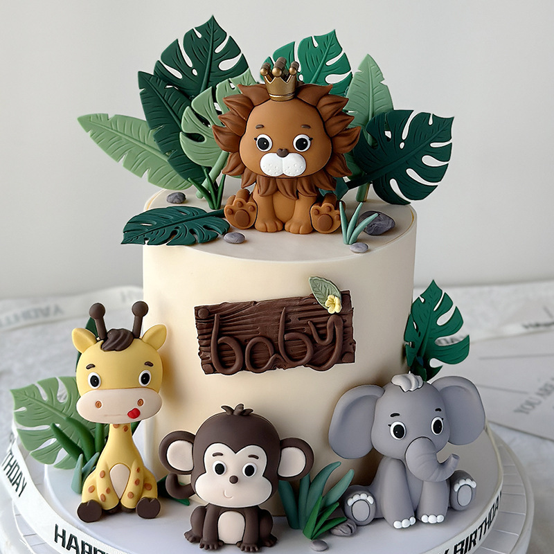 Nieuwe Bos Jungle Dieren Cake  - Wedding Zoo recensie en prijs