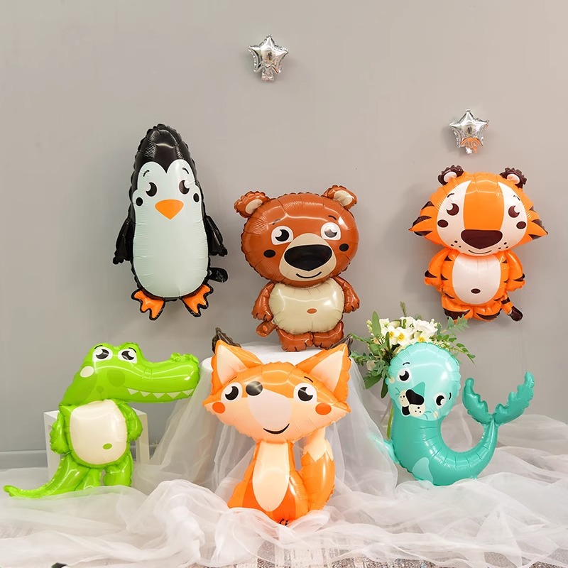 Q-versie dierenfolie ballonnen - Wedding Zoo recensie en prijs