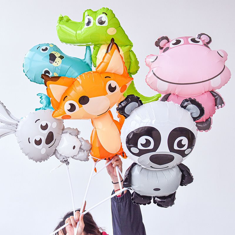 Q-versie dierenfolie ballonnen - Wedding Zoo recensie en prijs