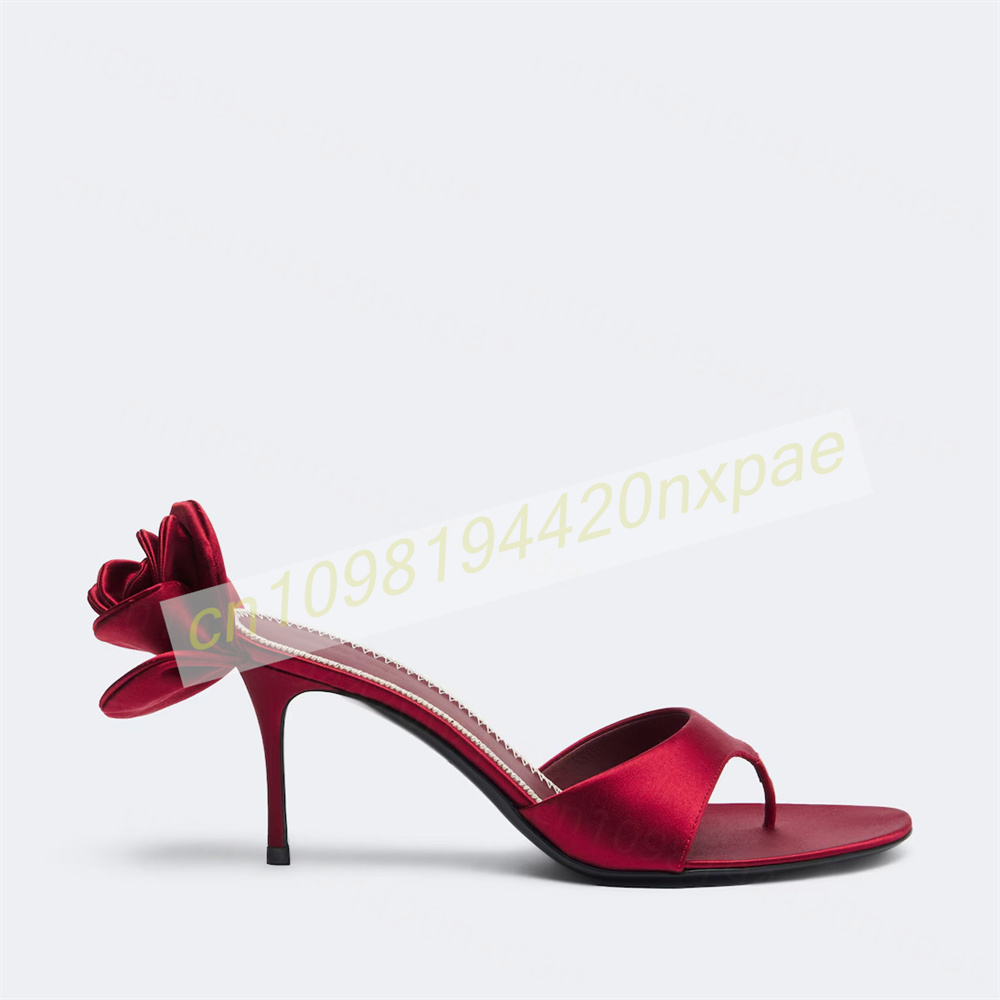 Dames rode satijnen thong mule - Wedding Dress Supply recensie en prijs