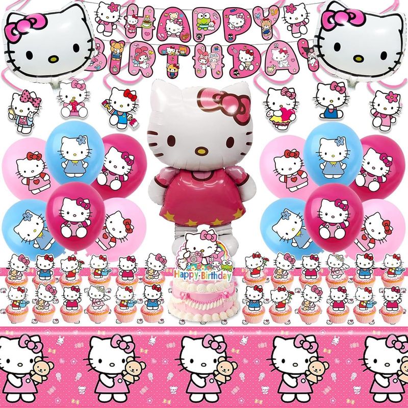 Hello Kitty Feestdecoraties: V - Confetti Balloon Set recensie en prijs