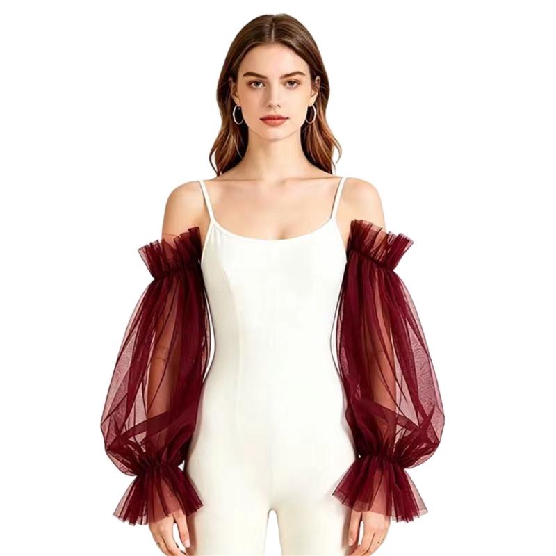 39BB ademende tule bruidsmouwe - Wedding Dress Supply recensie en prijs