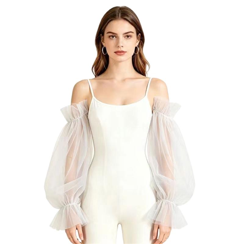 39BB ademende tule bruidsmouwe - Wedding Dress Supply recensie en prijs