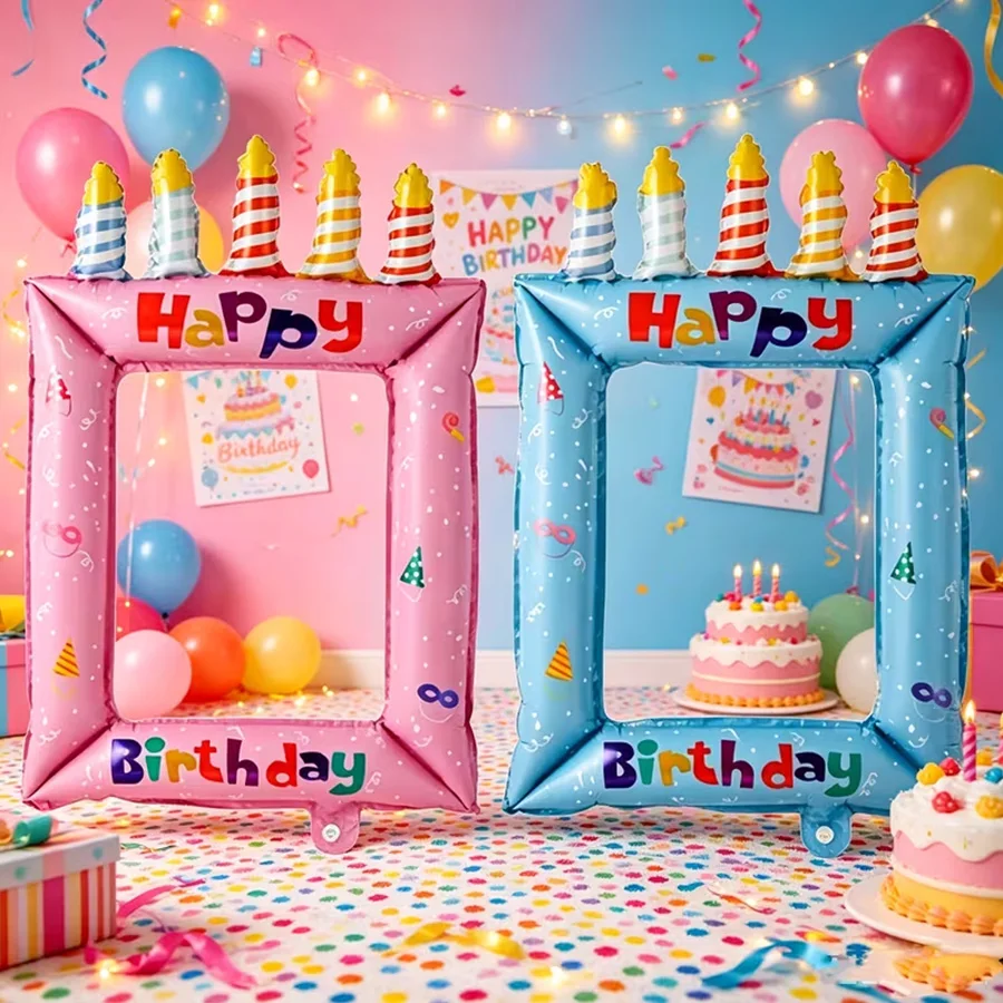 1/2 stuks blauw roze verjaarda - Confetti Balloon Set recensie en prijs