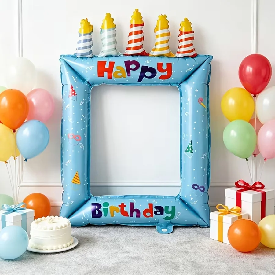 1/2 stuks blauw roze verjaarda - Confetti Balloon Set recensie en prijs