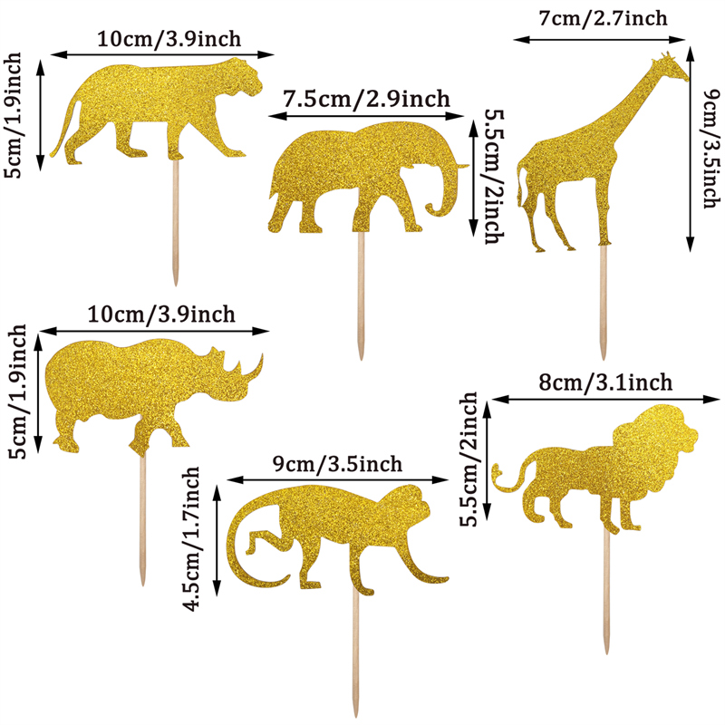 24 stuks Safari Jungle Animal  - Wedding Zoo recensie en prijs