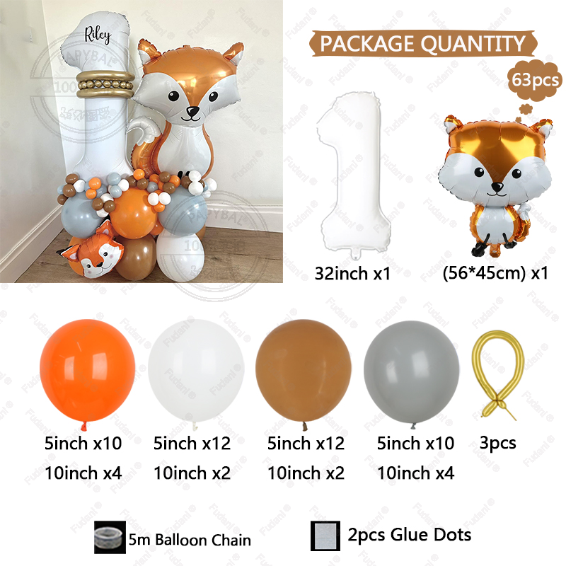 63 stks Jungle Zoo Smart Fox A - Wedding Zoo recensie en prijs