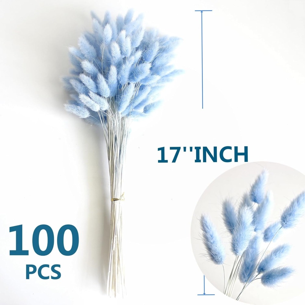 100 STKS Blauw Haas-staart Gra - Flower Girl Basket recensie en prijs