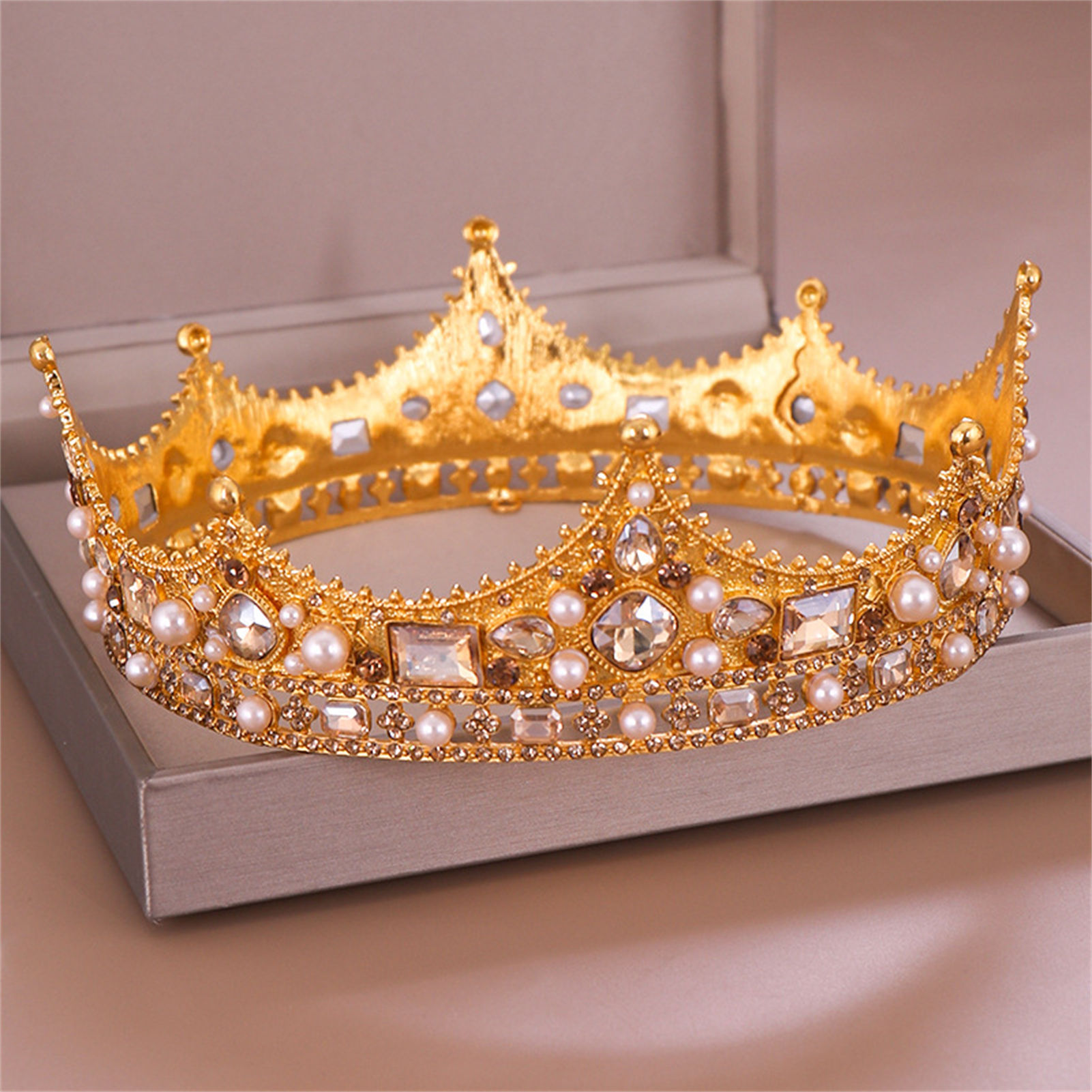 Bruidskroon Strass Tiara Barok - Wedding Decoration Supply recensie en prijs