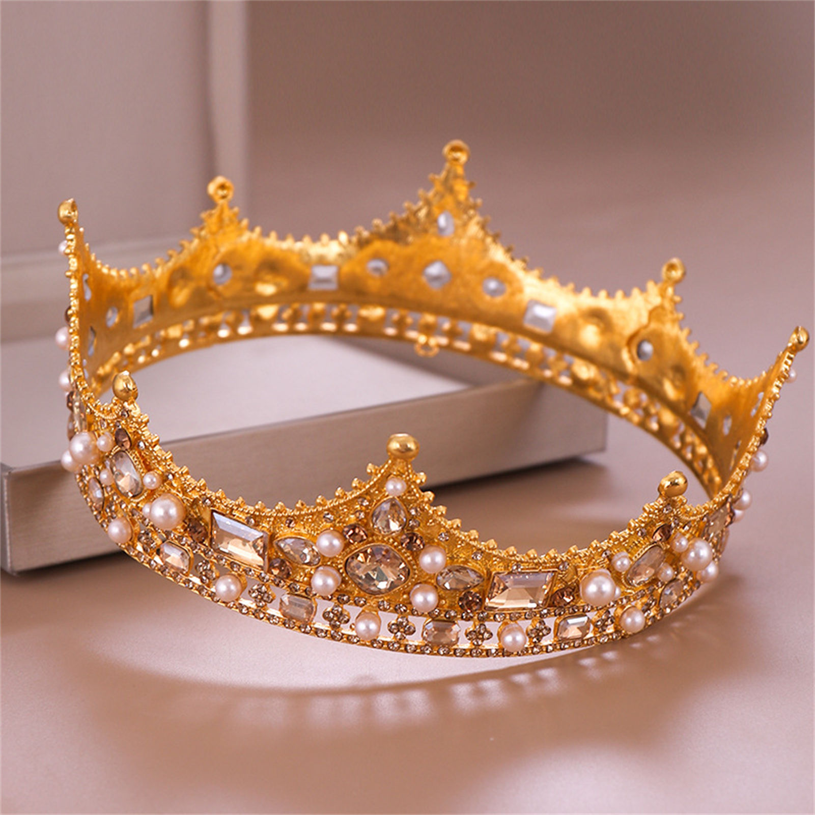 Bruidskroon Strass Tiara Barok - Wedding Decoration Supply recensie en prijs