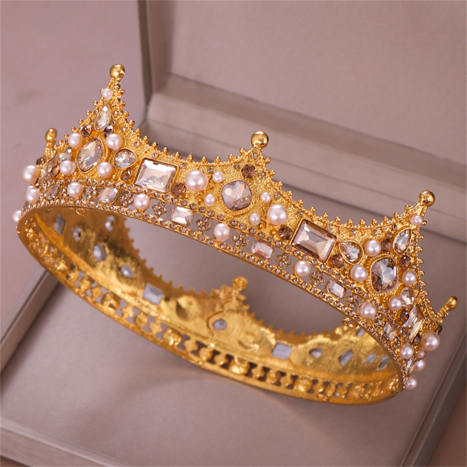 Bruidskroon Strass Tiara Barok - Wedding Decoration Supply recensie en prijs